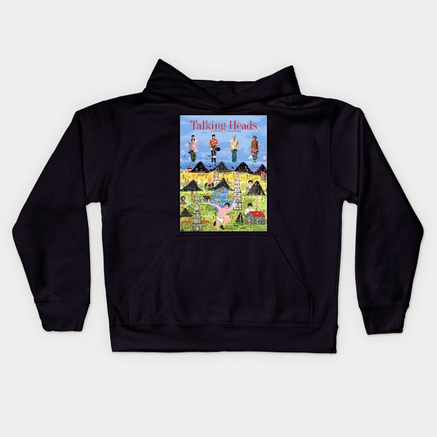 Talking Heads Groundbreaking Grooves Kids Hoodie by labyrinth pattern